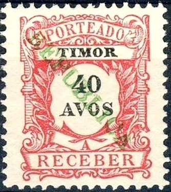 Postage due - Local overprint