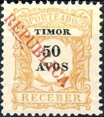 Postage due - Local overprint