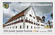 Stamp, Fuggerhaus Donauwörth, Germany, Modern Private Post Offices,  , Buildings