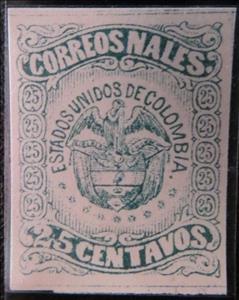 Stamp, Coat of Arms, Colombia,  , Coats of Arms