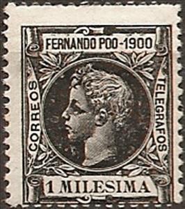 Stamp, Alfonso XIII (1900), Spain, Colonies,  