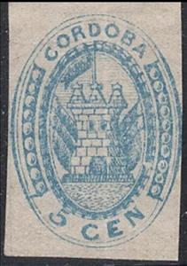 Stamp, Coat of arms of Córdoba, Argentina,  