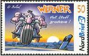 Stamp, Werner Beinhaat, Germany, Modern Private Post Offices,  , Comics