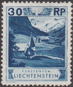 Stamp, Chapel "im Steg", Liechtenstein,  , Churches - Cathedrals - Basilicas - Chapels