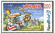 Stamp, Werner Beinhaat, Germany, Modern Private Post Offices,  , Comics