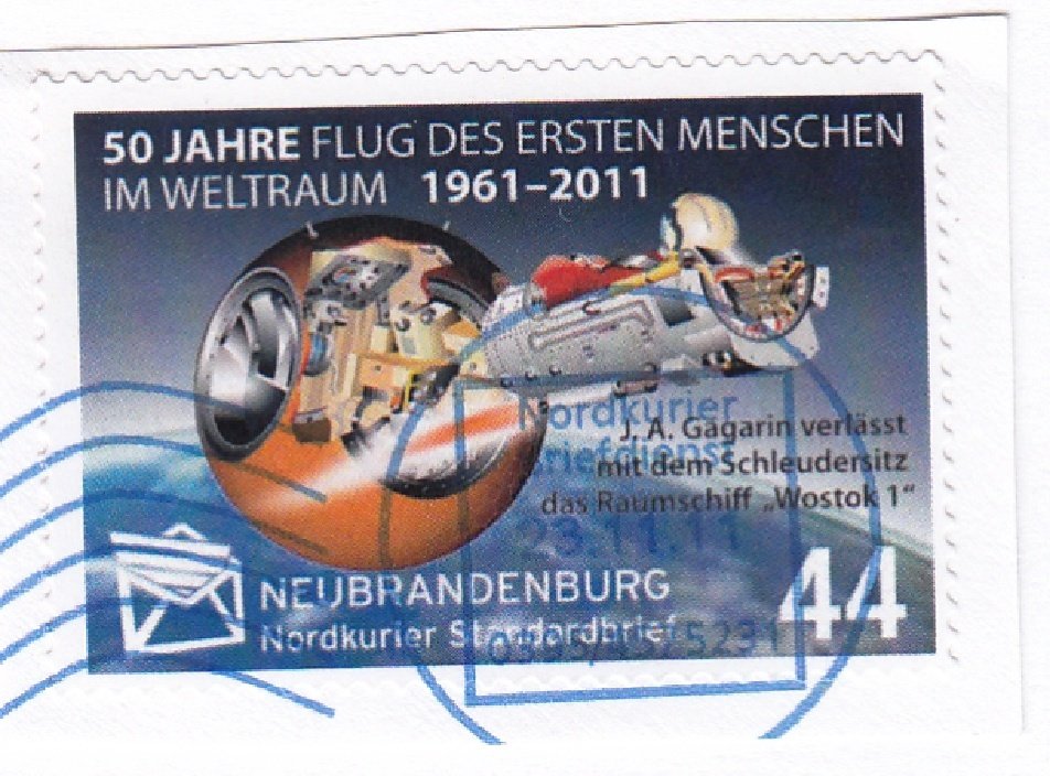 50 Jahre Flug des ersten Menschen in den Weltraum