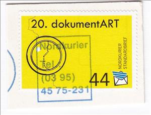 Stamp, dokumentART, Germany, Modern Private Post Offices,  