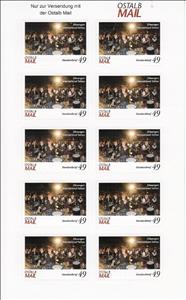 Mini Sheet, Ellwangen International Tattoo Musikfestival, Germany, Modern Private Post Offices,  , Music