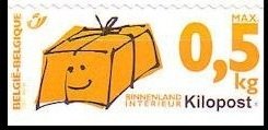 Stamp, Railway Vignette: Kilopost top perforate, Belgium,  