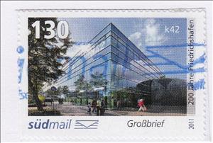 Stamp, 200 Jahre Friedrichshafen, Germany, Modern Private Post Offices,  , Buildings