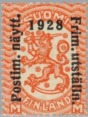 Stampexhibition Helsinki - wmk Post Horn (type x)
