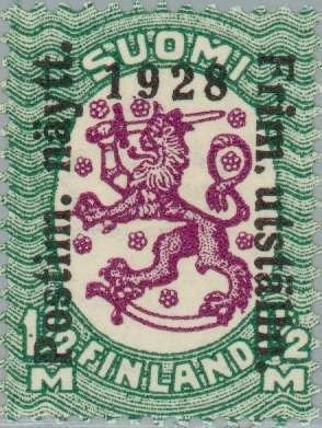 Stampexhibition Helsinki - wmk Post Horn (type x)
