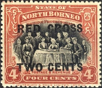 Country symbols-black overprint