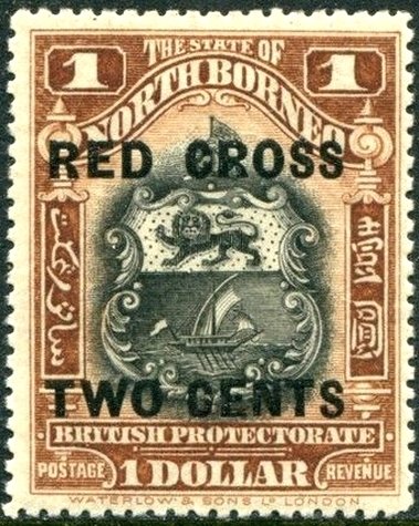 Coat of Arms-black overprint