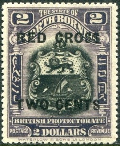 Coat of Arms-black overprint