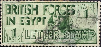 British Forces in Egypt (letter stamp)