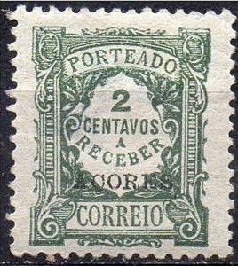 Stamp, Postage Due, Azores,  