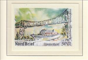 Stamp, Hochbrücke, Germany, Modern Private Post Offices,  