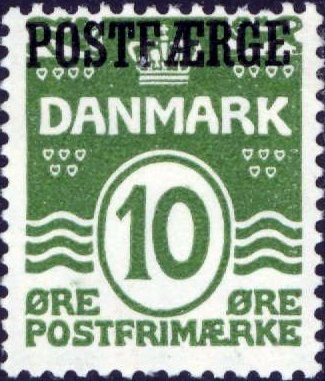 Figure wave type overprint POSTFAERGE