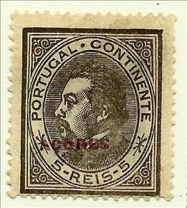 Stamp, King Luis I, Azores,  