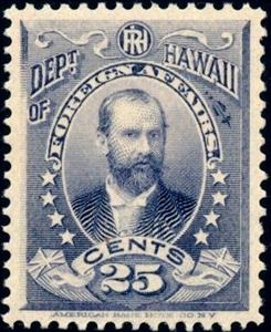 Stamp, Lorrin Andrews Thurston (1858-1931), Hawaii,  