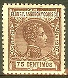 Stamp, Alfonso XIII, Spain, Colonies,  , Kings