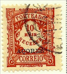 Stamp, Postage Due, Azores,  