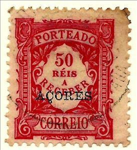 Stamp, Postage Due, Azores,  