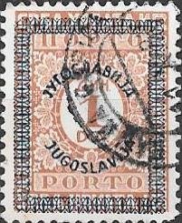 Stamp, Postage due stamps, Yugoslavia,  , Numbers