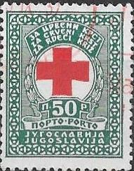 Red Cross with surcharge "Porto"