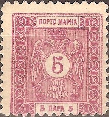 Double eagle with value in a circle (1898)
