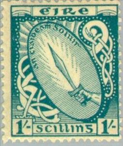Stamp, Sword of Light, Ireland,  