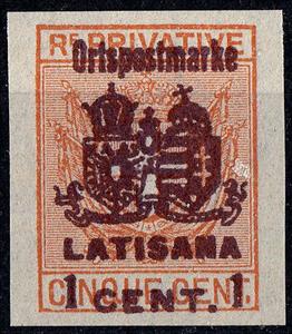 Stamp, Ortspostmarke, Austria - Offices Abroad, Occupations,  