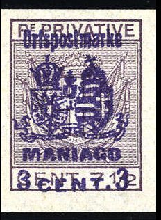 Stamp, Ortspostmarke, Austria - Offices Abroad, Occupations,  