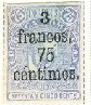 Stamp, Coat of arms surcharged 3,75Fr on 75c, Dominican Republic,  , Coats of Arms