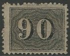 Stamp, Vertical numeral, Brazil,  