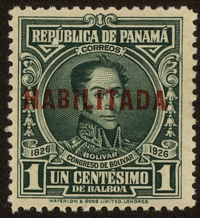 1926 Overprinted "HABILITADA" or Surcharged