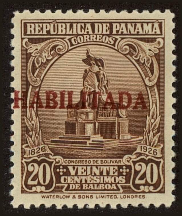 PA 137 Overprinted "HABILITADA"