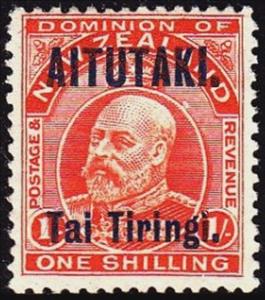 Stamp, King Edward VII, Aitutaki,  