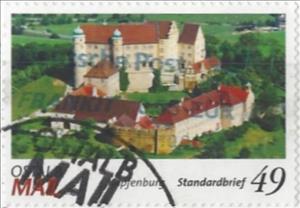 Stamp, Kapfenburg, Germany, Modern Private Post Offices,  
