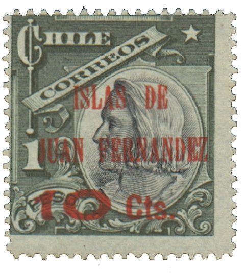 Columbus (Colon) surcharged