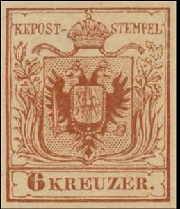 Stamp, Coat of arms, Austria,  