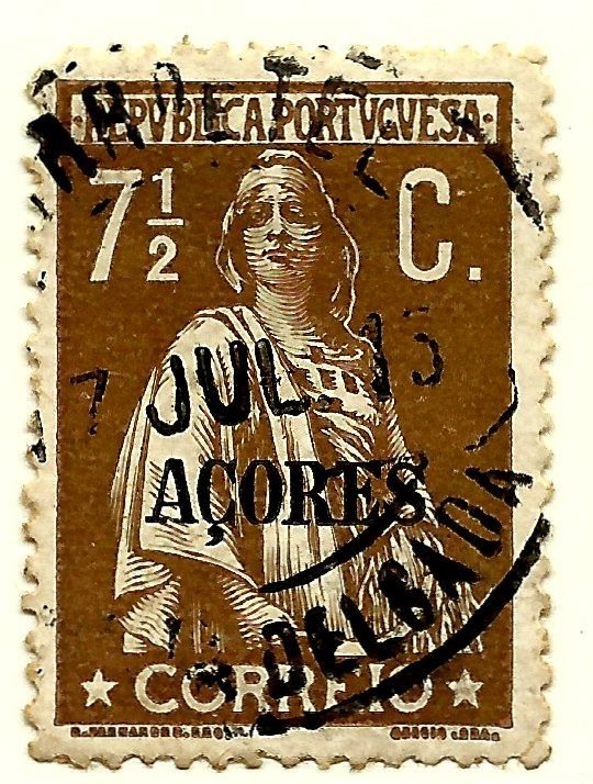 Ceres Issue of Portugal Overprinted