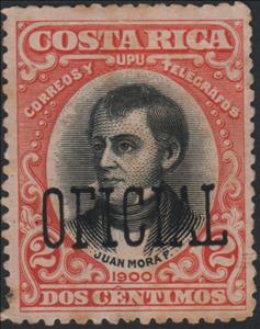 Stamp, Joan Moraf., Costa Rica,  