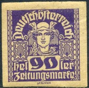 Stamp, Mercury, Austria,  