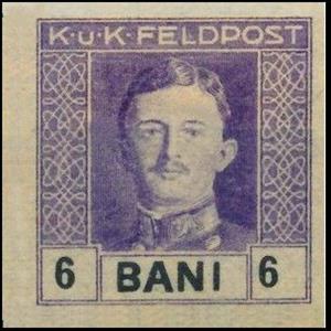 Stamp, Kaiser Karl I., Austria - Offices Abroad, Occupations,  
