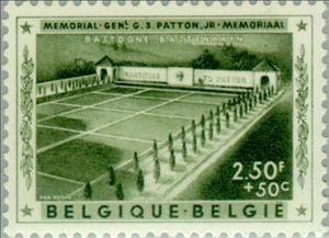 Stamp, General Patton, Belgium,  , Second World War, Famous People, Monuments, Military Forces, Generals