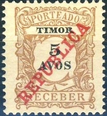 Postage due - Lisboa overprint
