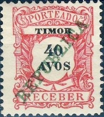Postage due - Lisboa overprint