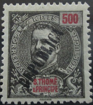King Carlos I, overprinted